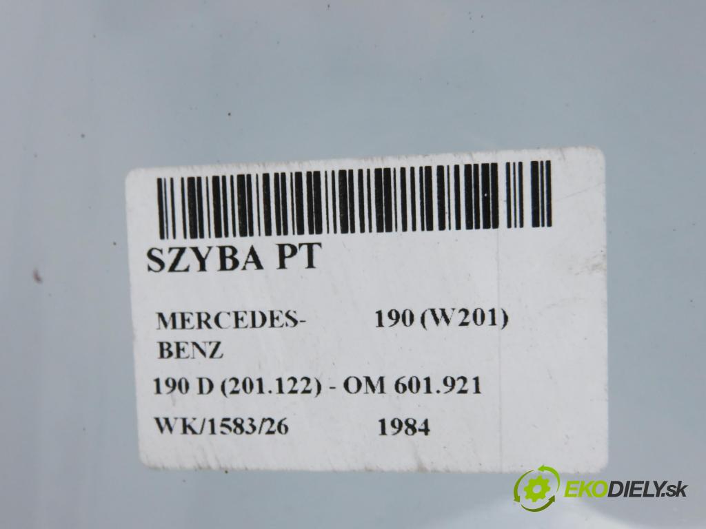 MERCEDES-BENZ 190 (W201) SEDAN 1984 54,00 190 D (201.122) - OM 601.921 2197,00 okno PT