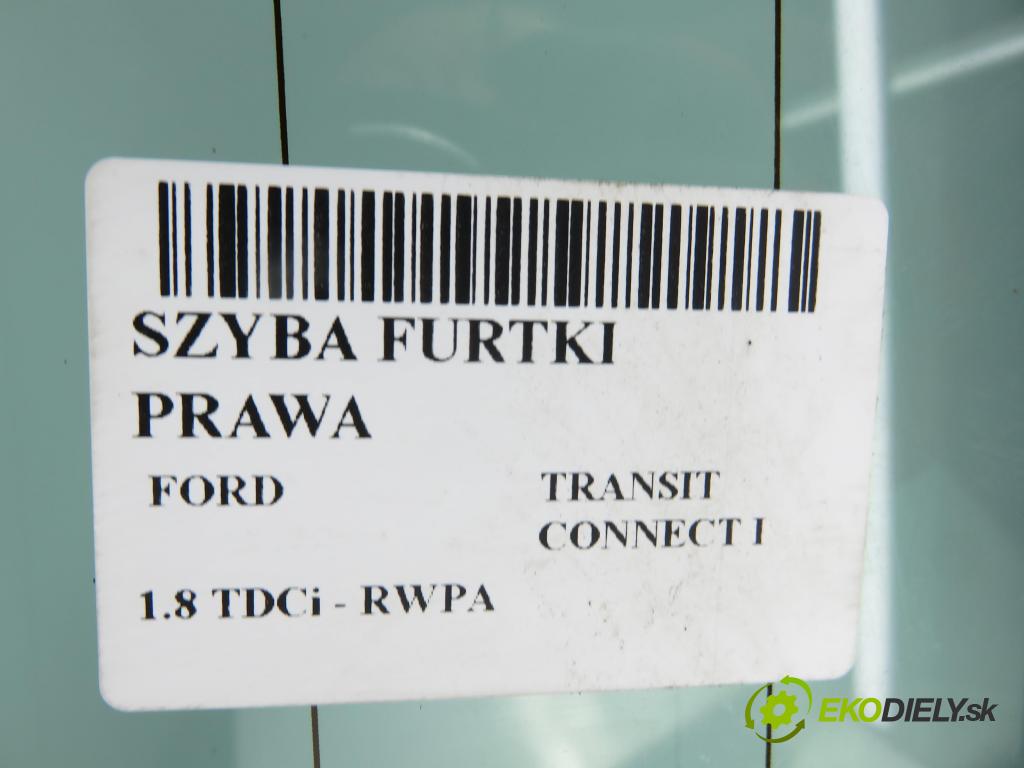 FORD TRANSIT CONNECT (P65_, P70_, P80_) KOMBIVAN 2011 81,00 1.8 TDCi - RWPA 1753,00 okno BRÁNKY pravá
