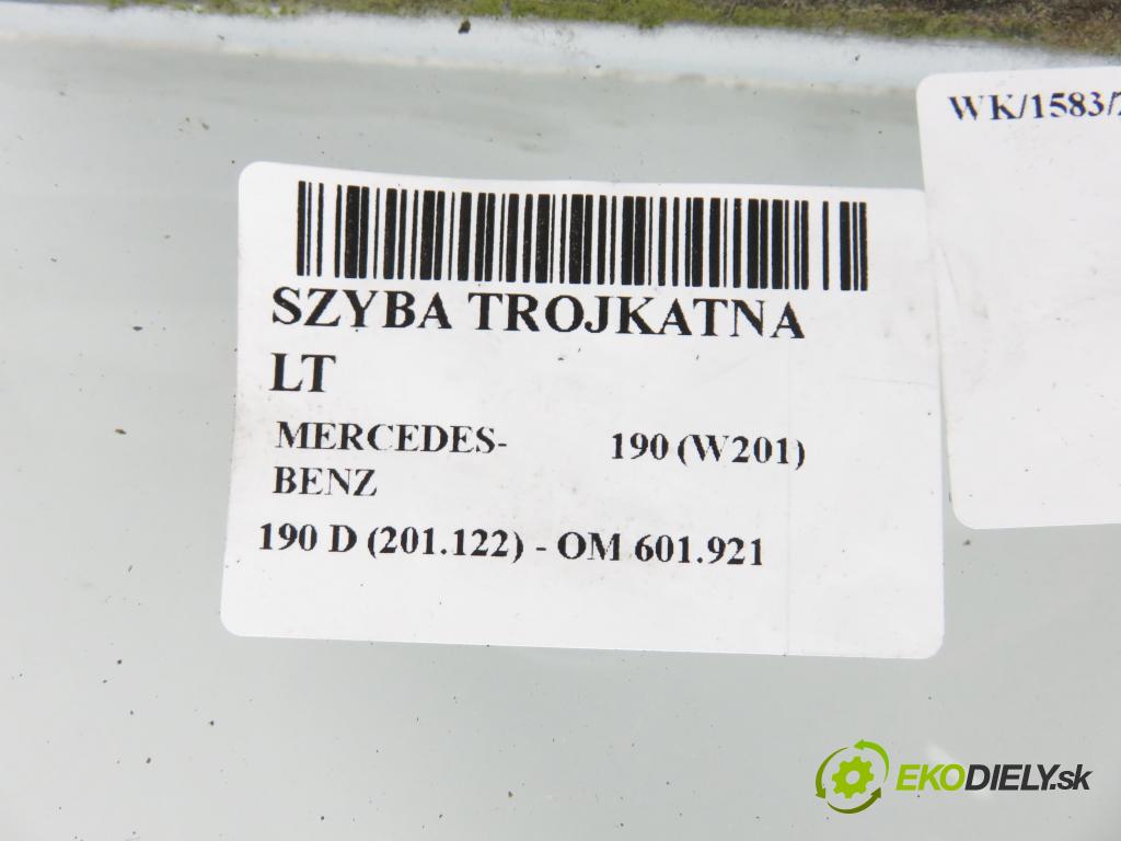 MERCEDES-BENZ 190 (W201) SEDAN 1984 54,00 190 D (201.122) - OM 601.921 2197,00 okno TROJÚHELNÍK LT