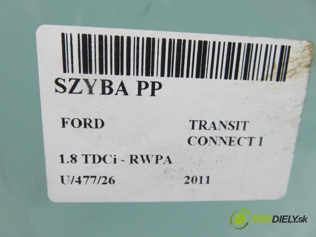 FORD TRANSIT CONNECT (P65_, P70_, P80_) KOMBIVAN 2011 81,00 1.8 TDCi - RWPA 1753,00 okno PP