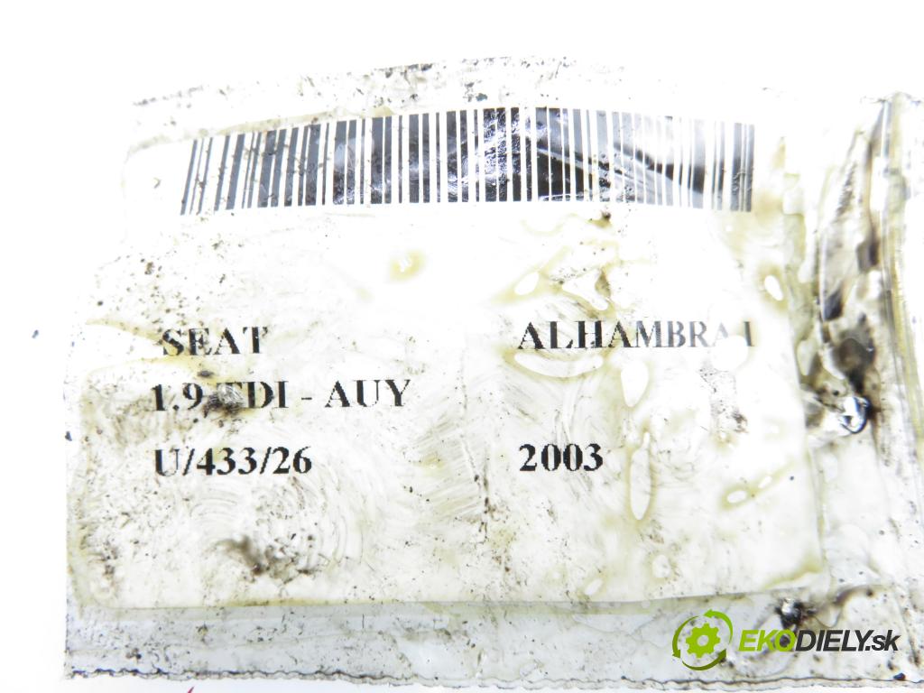 SEAT ALHAMBRA (7V8, 7V9) HB 2003 85,00 1.9 TDI - AUY 1896,00 Vstrekovač 038130073AK ; 0414720038 (Vstrekovač paliva)