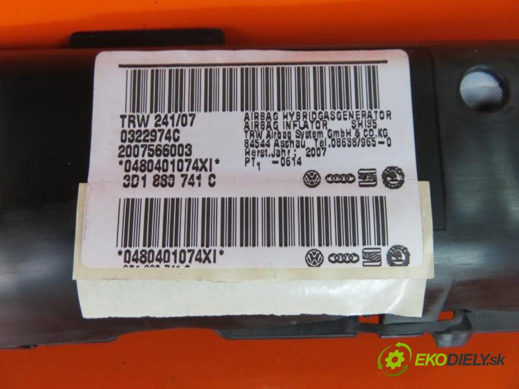 VW PHAETON 3.0 V6 TDI 4MOTION CARA automatic Prevodovka 4X4 171 kW 233 km  Stropný - 3D1880741C (Airbagy)