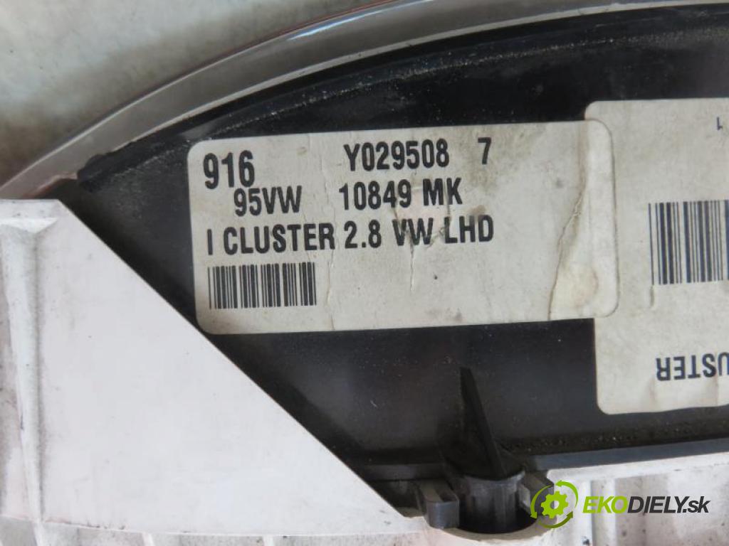 VW SHARAN I 2.8 VR6 AAA, AMY  - - - 128 kW 174 km  prístrojovka elektrický 7M0920801K/95VW10849MK (Přístrojové desky, displeje)