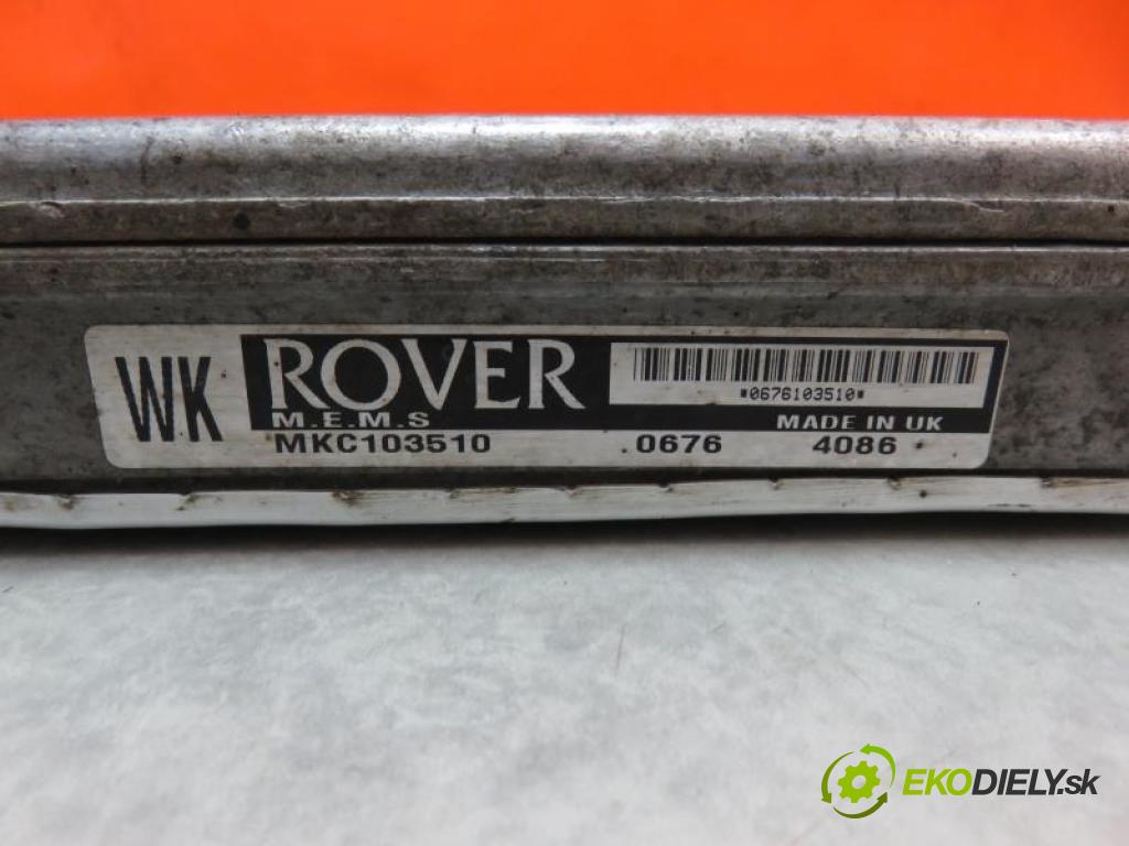 ROVER 400 II (RT) 1.4 16V 414 SI 14 K4F manual 5 - stupňová 76 kW 103 km řídící jednotka motora MKC103510