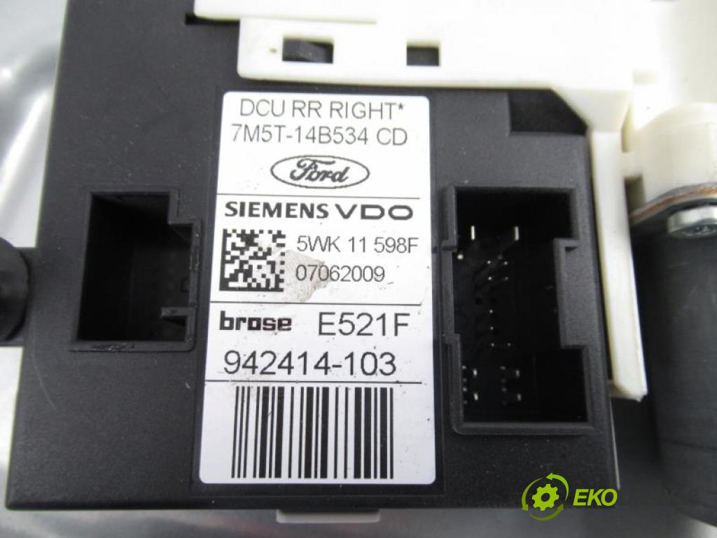 FORD FOCUS MK2 II 1.6 16V  HWDB, SHDA, HWDA manual 5 - stupňová 74 kW 100 km  Mechanizmus okien PTE 7M51A24994DB/8M51A264A26AB/5WK11598F (Mechanizmy sťahovania okna)