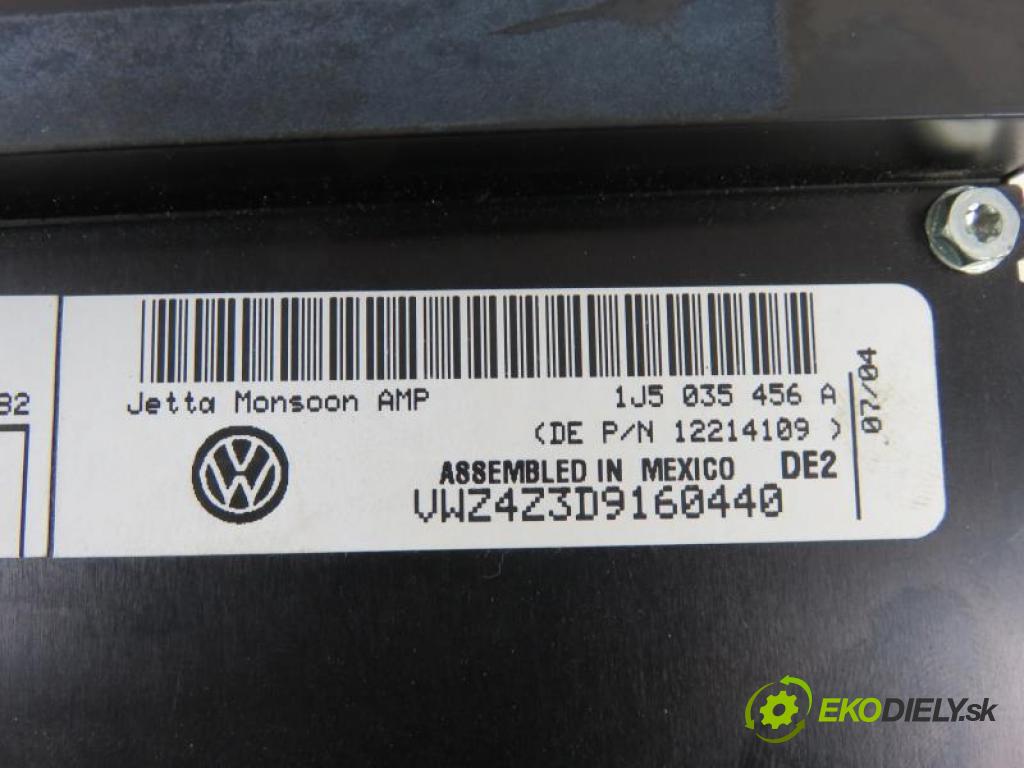VW JETTA IV 1.9 TDI 101 BEW  - - - 74 kW 101 km  Zosilňovač 1J5035456A (CD meniče)