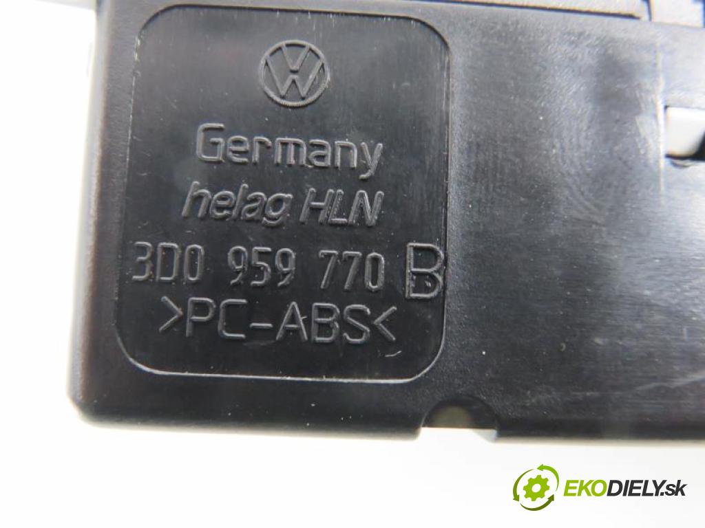 VW PHAETON 6.0 W12 4MOTION BRN, BTT automatic Tiptronic 4X4 331 kW 450 km  prepínač vyhrievania sedačky 3D0959770B (Prepínače, spínače, tlačidlá a ovládače kúrenia)