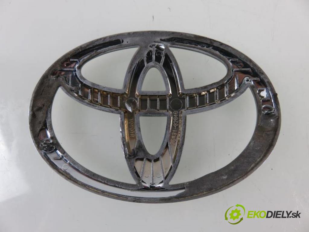 TOYOTA COROLLA E15 1.6 1ZR-FE, 1ZR-FAE manual 6 - stupňová 97 kW 132 km  znak / značky  (Ostatní)