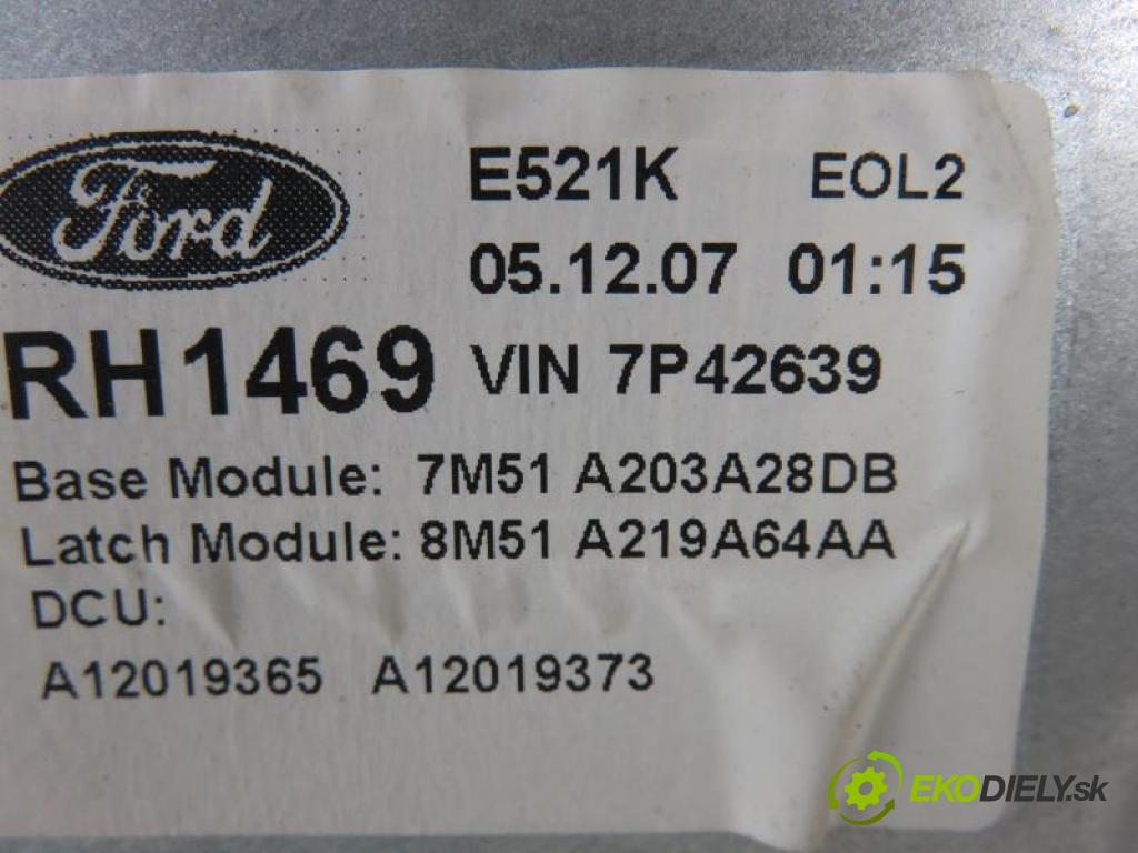FORD FOCUS MK2 II 1.8 TDCI KKDA, KKDB manual 5 - stupňová 85 kW 115 km  Mechanizmus okien - 7M51A203A28DB/7M5T14B533CC (Mechanizmy sťahovania okna)