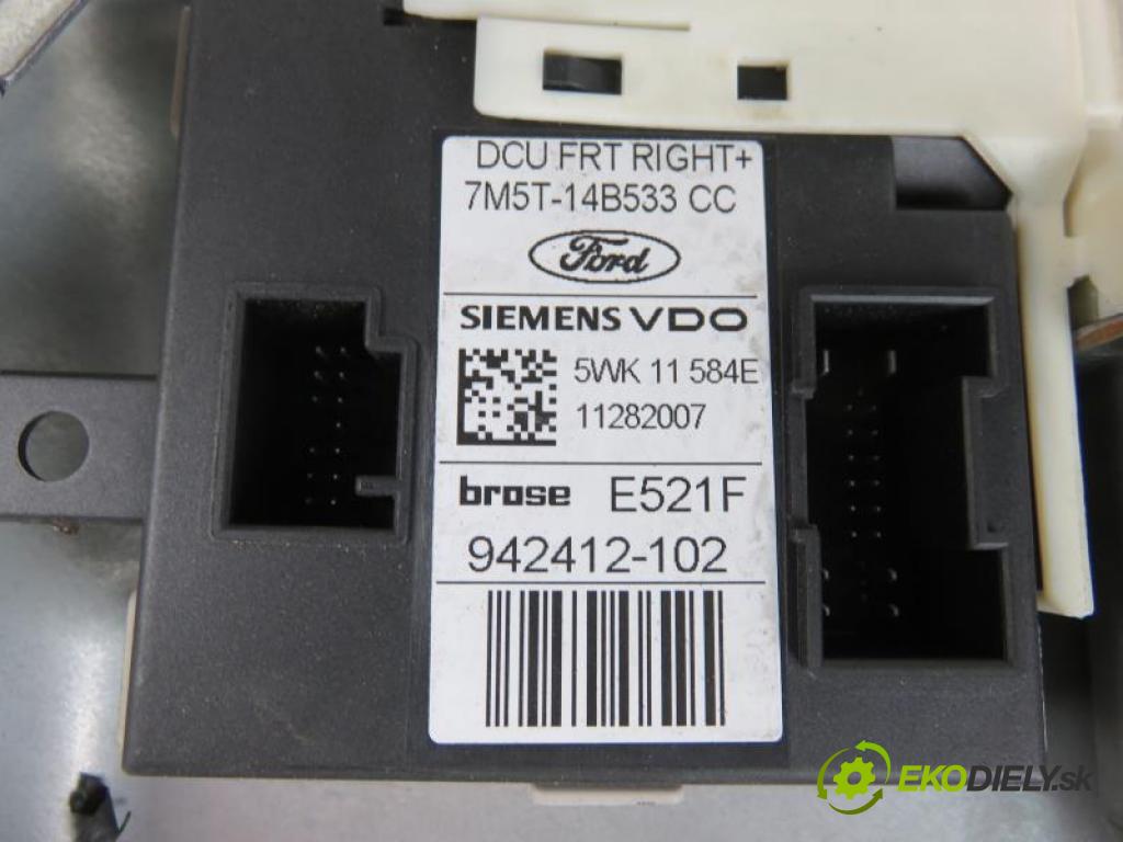 FORD FOCUS MK2 II 1.8 TDCI KKDA, KKDB manual 5 - stupňová 85 kW 115 km  Mechanizmus okien - 7M51A203A28DB/7M5T14B533CC (Mechanizmy sťahovania okna)