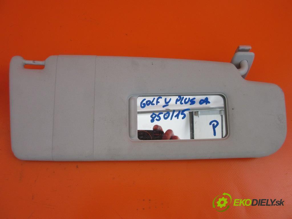 VW GOLF V PLUS 1.9 TDI BRU, BXJ, BXF 66 kW 90 km kryty protislnečné (Slnečné clony)