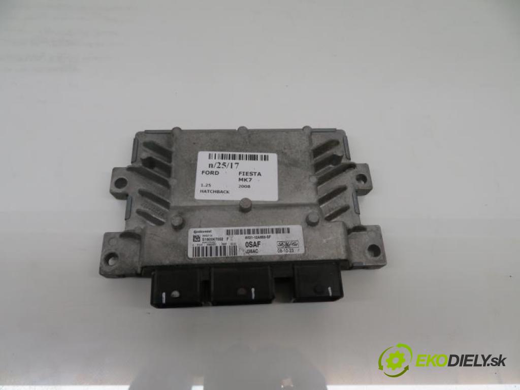 FORD FIESTA MK7 VII 1.25 16V SNJB, SNJA manual 5 - stupňová 60 kW 82 km  řídící jednotka motora 8V2112A650SF/S180047002F