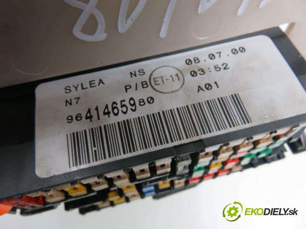 CITROEN XSARA HB 2000 1,40 Skrzynki bezpieczników 1360,00 skříňka POJISTKY: 9641465980;9635519180