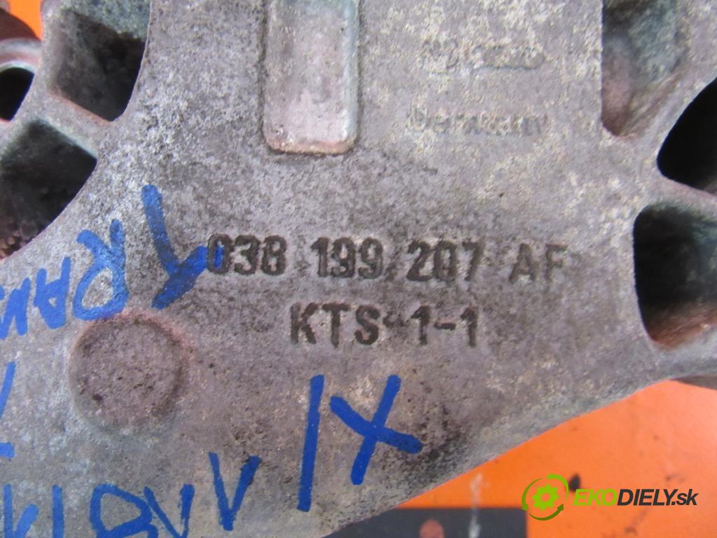 VW TRANSPORTER T5 1.9 TDI AXC   63 kW 85 km  Uchytenie Motor 038199207AF (Držiaky motora)