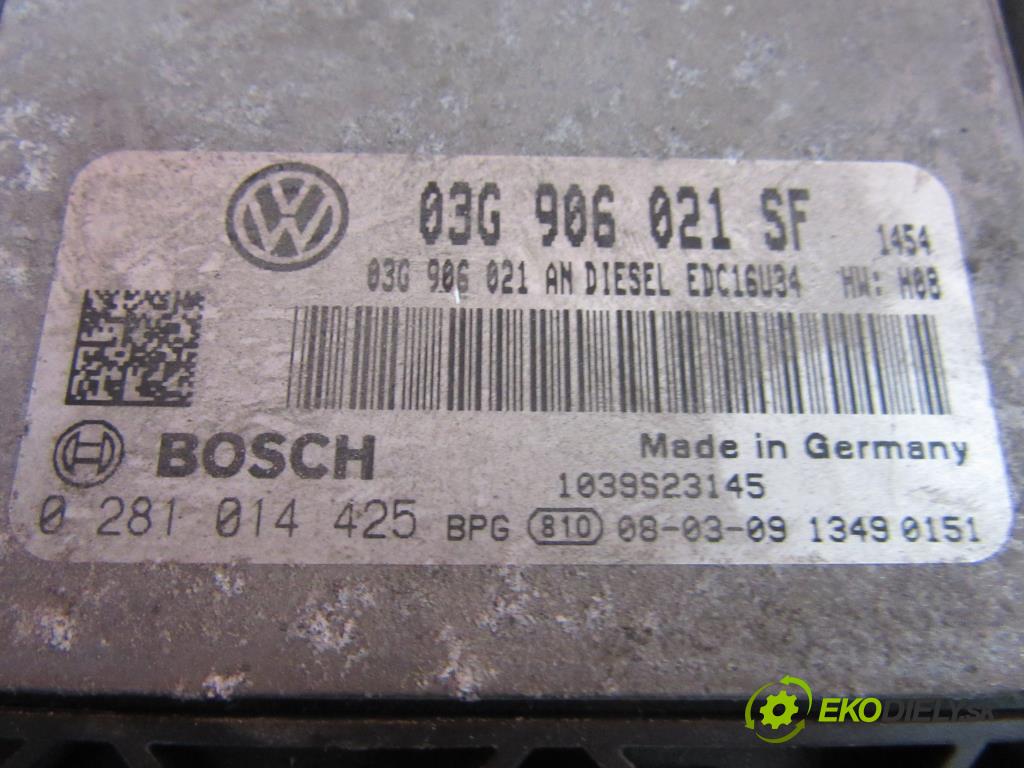 SEAT LEON II 2.0 TDI 16V BKD, CLCB, CFHC   103 kW 140 km  Riadiaca jednotka Motor 028014425 ,, 03G906021SF