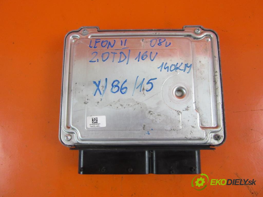 SEAT LEON II 2.0 TDI 16V BKD, CLCB, CFHC   103 kW 140 km  Riadiaca jednotka Motor 028014425 ,, 03G906021SF