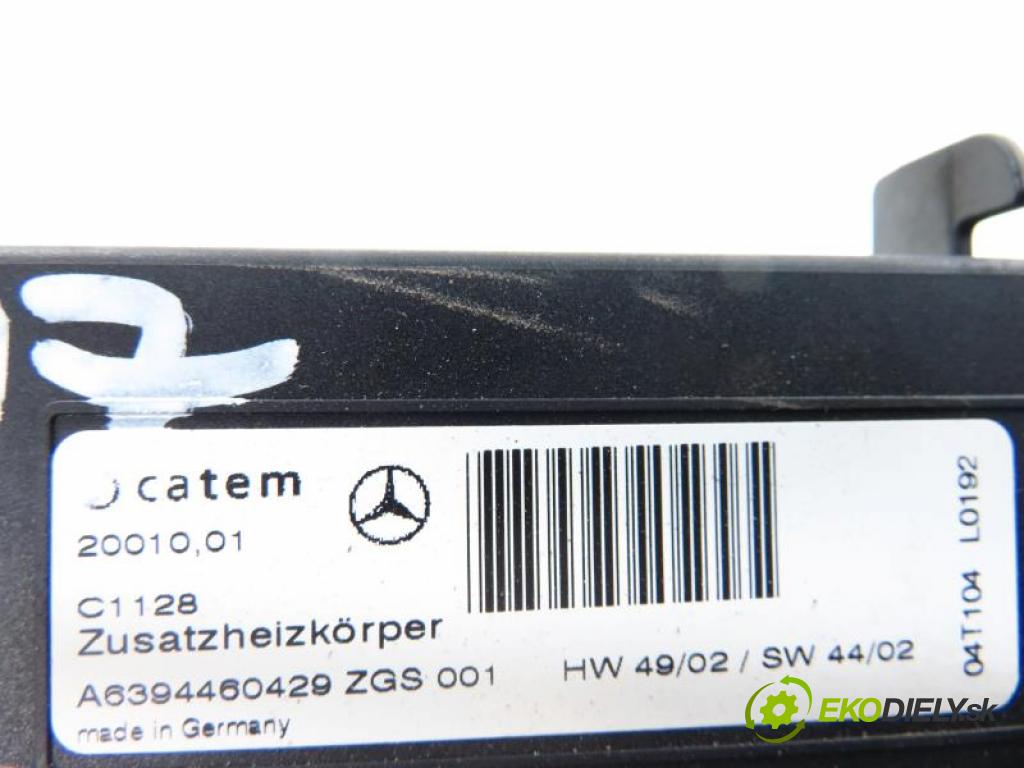 MERCEDES BENZ VITO W639 2.2 CDI 109 OM 646.983 manual 6 stupňová 65 kW 88 km  Výhrevné teleso, radiátor kúrenia elektrická 6394460429 (Radiátory kúrenia)