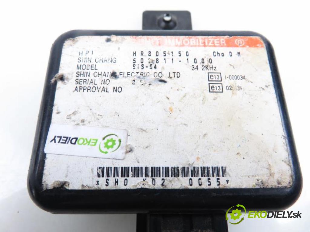 HYUNDAI GALLOPER I 2.5 TD 4D56T manual 5 stupňová 62 kW 85 km  MODUL immobilizera HR805150/5028111000 (Ostatné)