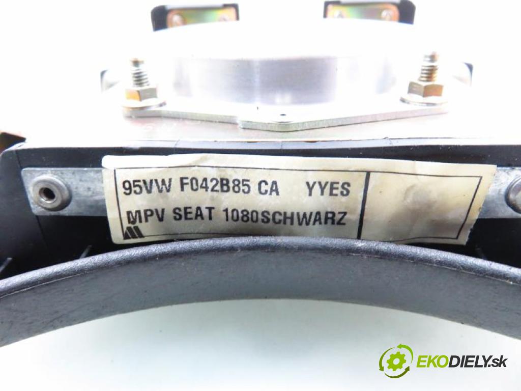 SEAT ALHAMBRA I 1.9 TDI ANU, 1Z, AHU  - 66 kW 90 km  AirBag air BAG volantu 95VWF042B85CA (Airbagy)