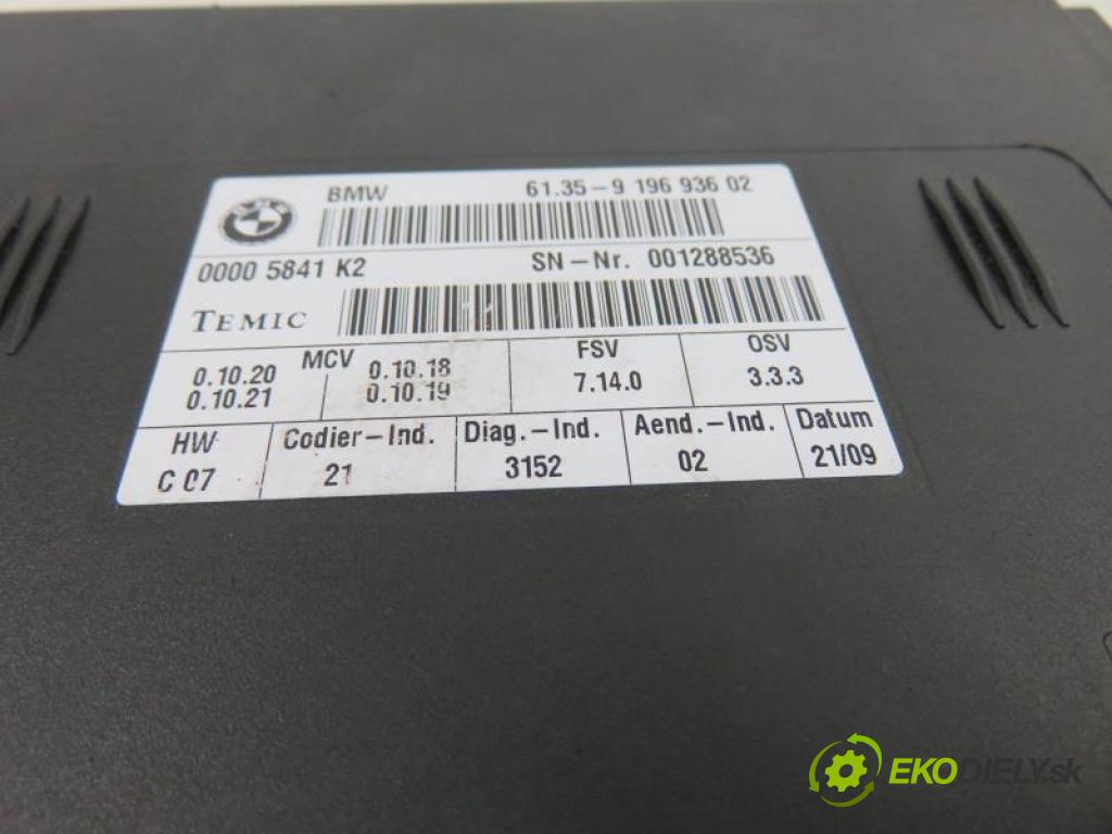BMW 3 E90,91,92,93 3.0 325 D M57 306 D3   145 kW 197 km  řídící jednotka / MODUL jiné 919693602