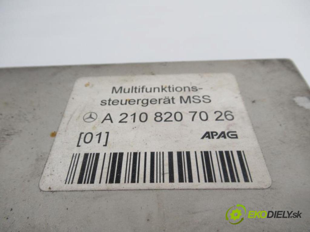 MERCEDES BENZ E W210 2.2 E200 CDI  210.007 OM 611.961 manual 5 stupňová 75 kW 102 km  řídící jednotka / MODUL jiné A2108207026