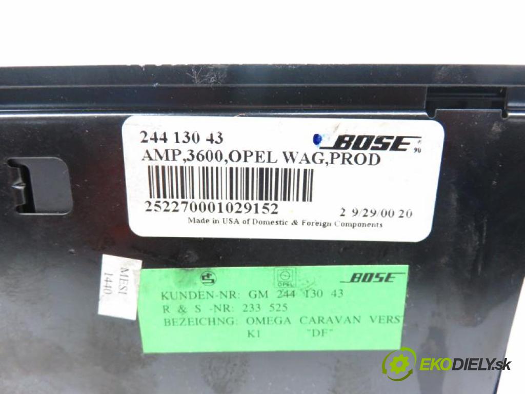 OPEL OMEGA B FL 2.2 DTI Y 22 DTH manual 5 stupňová 88 kW 120 km  Zosilňovač 24413043 (CD meniče)