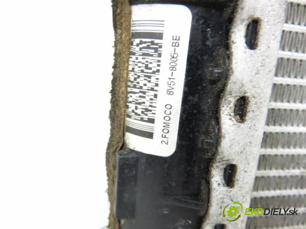 FORD FIESTA MK7 VII 1.25 16V SNJB, SNJA manual 5 stupňová 60 kW 82 km  chladič vody 8V518005BE (Hadice chlazení vody)
