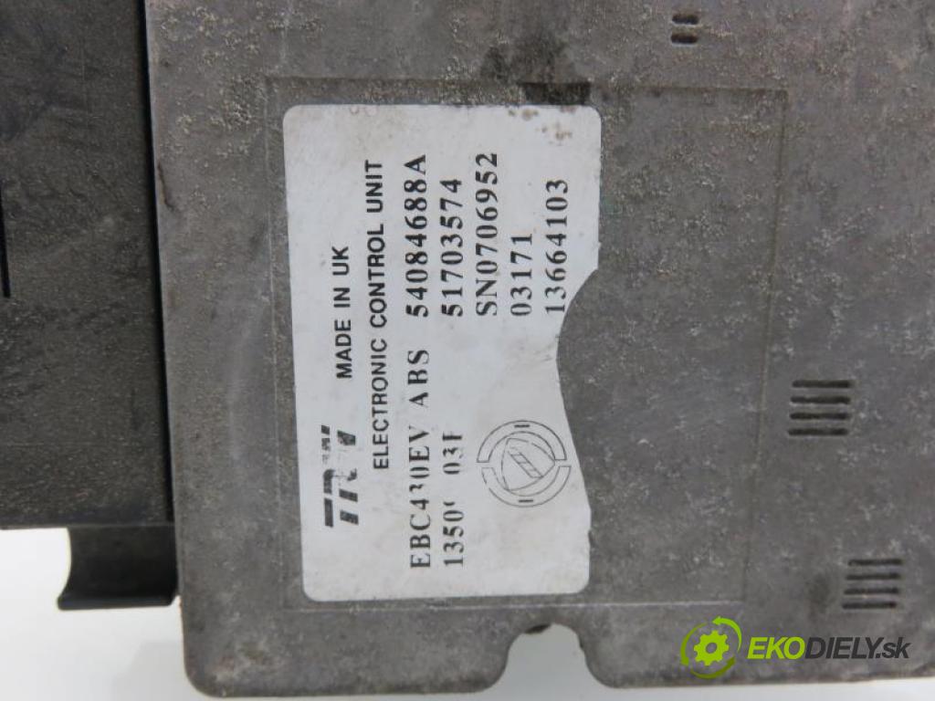 LANCIA LYBRA 1.9 JTD 937 A2.000 manual 5 stupňová 85 kW 116 km  Pumpa ABS 54084688A/51703574/13664103 (Ostatné)