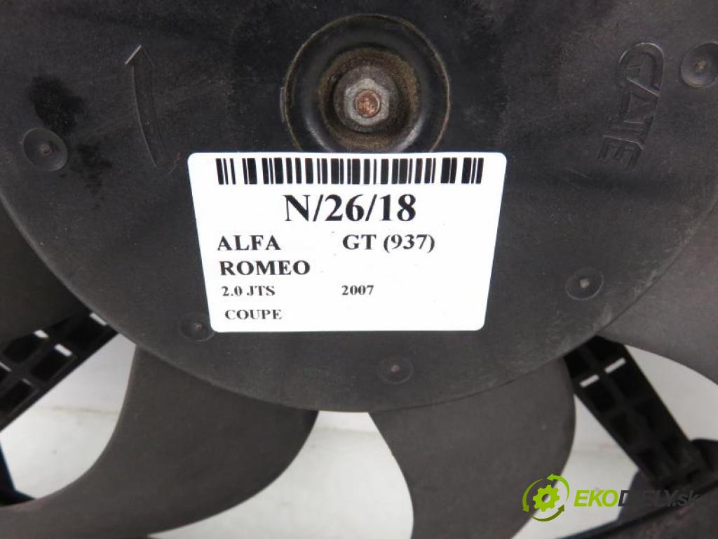 ALFA ROMEO GT (937) 2.0 JTS 937 A1.000, 932 A2.000 manual 6 stupňová 121 kW 165 km  Ventilátor chladič klímatizácie 837902200 (Ventilátory)