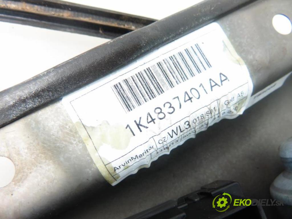 VW GOLF V 5 2.0 TDI BMN manual 6 stupňová 125 kW 170 km  mechanismus oken 1K0959792J/1K0959702M/1K3837401B