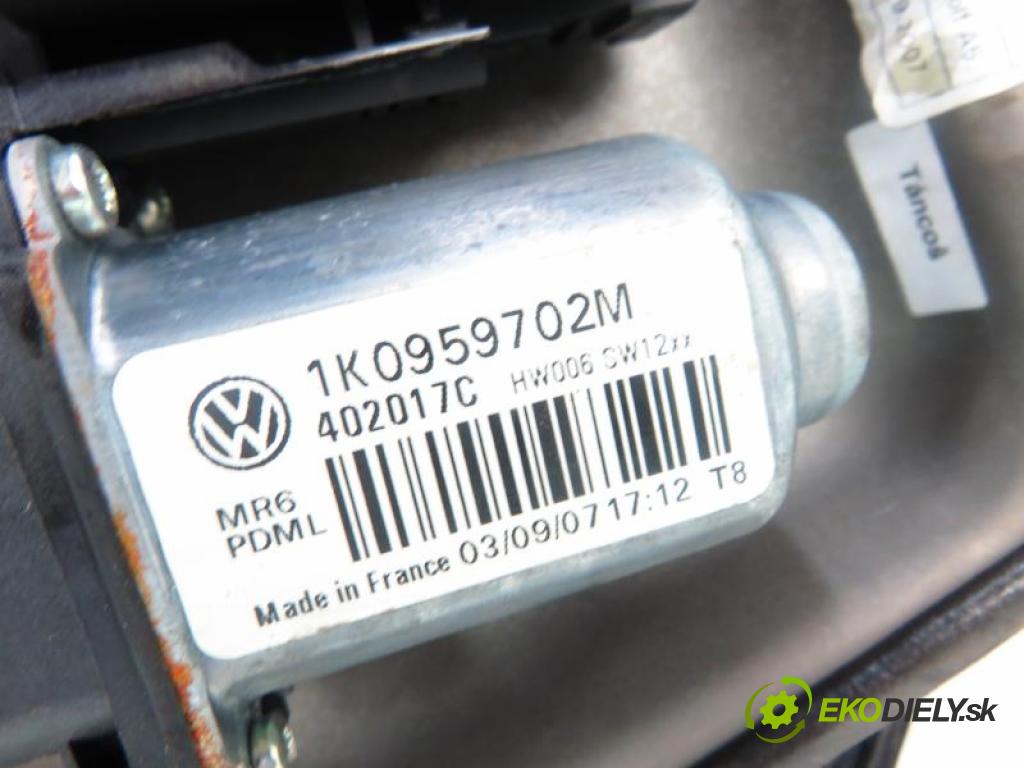 VW GOLF V 5 2.0 TDI BMN manual 6 stupňová 125 kW 170 km  Mechanizmus okien - 1K0959792J/1K0959702M/1K3837401B (Mechanizmy sťahovania okna)