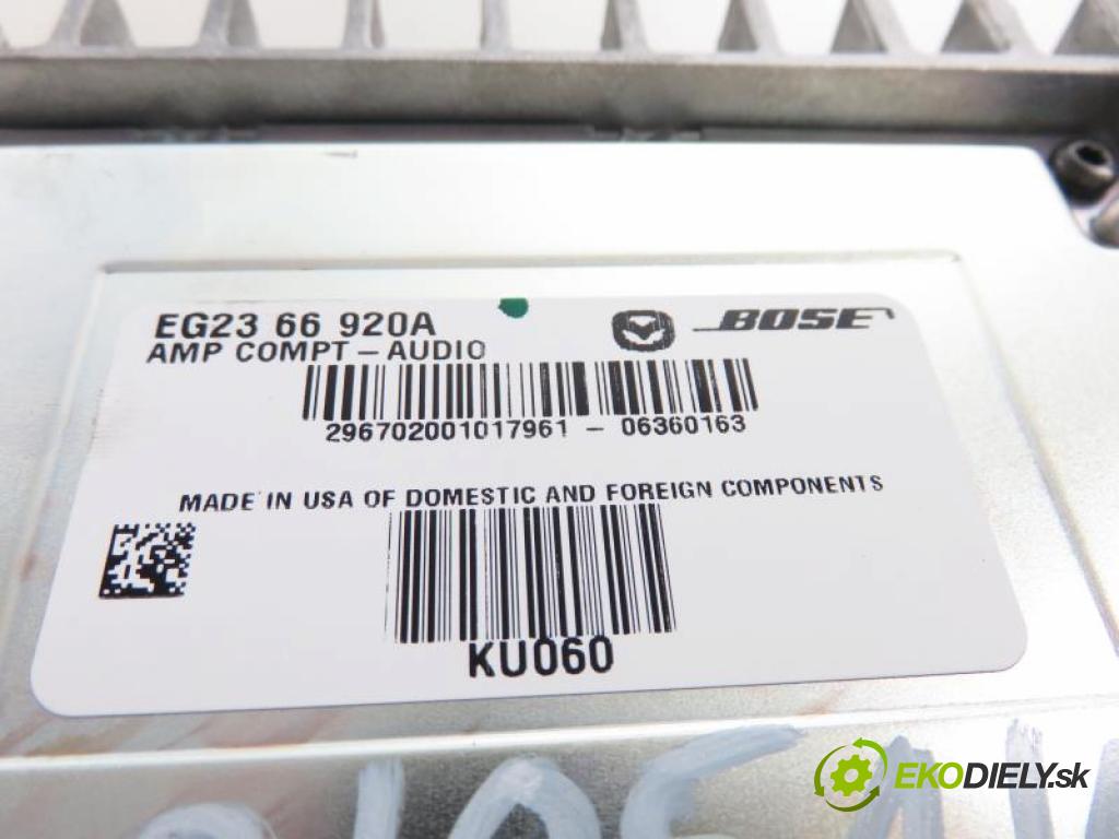 MAZDA CX-7 2.3 MZR DISI TURBO L3-VDT automatic 5 stupňová 191 kW 260 km  Zosilňovač EG2366920A (CD meniče)