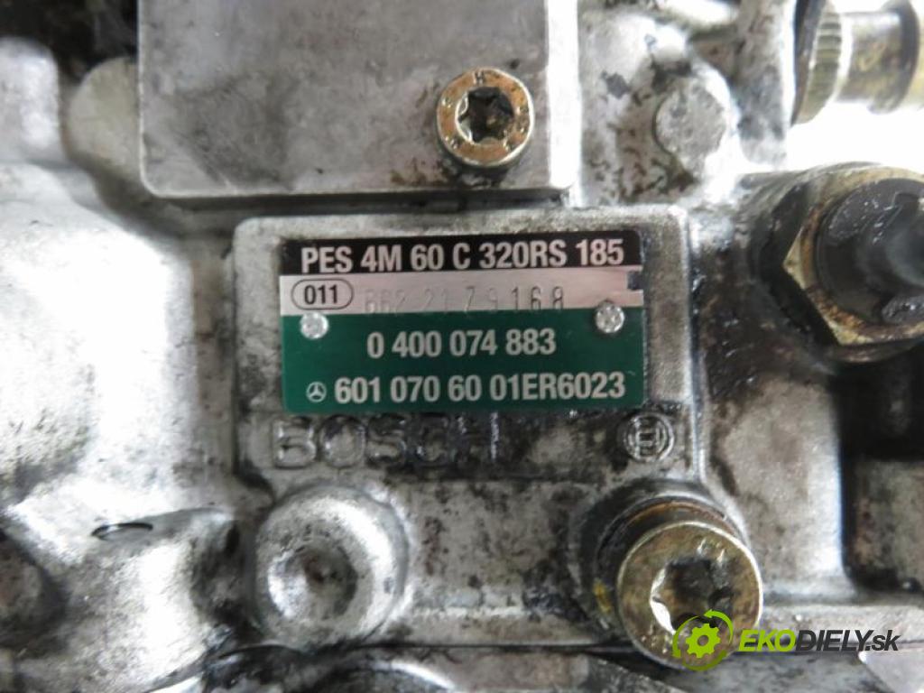 MERCEDES BENZ VITO W638 2.3 D 110 (638.074) OM 601.970 manual 5 stupňová 72 kW 98 km  Pumpa vstrekovacia 0400074883/60107060 (Vstrekovacie čerpadlá)