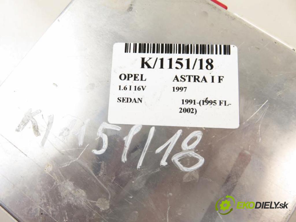 OPEL ASTRA I F 1.6 I 16V X 16 XEL manual 5 stupňová 74 kW 100 km  řídící jednotka motora 16214259/D96019