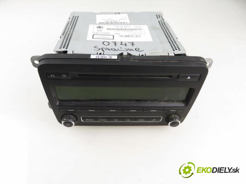 SKODA FABIA II FL 1.6 TDI CAYA manual 5 stupňová 55 kW 75 km  RADIO CD 5J0035161G/28390522