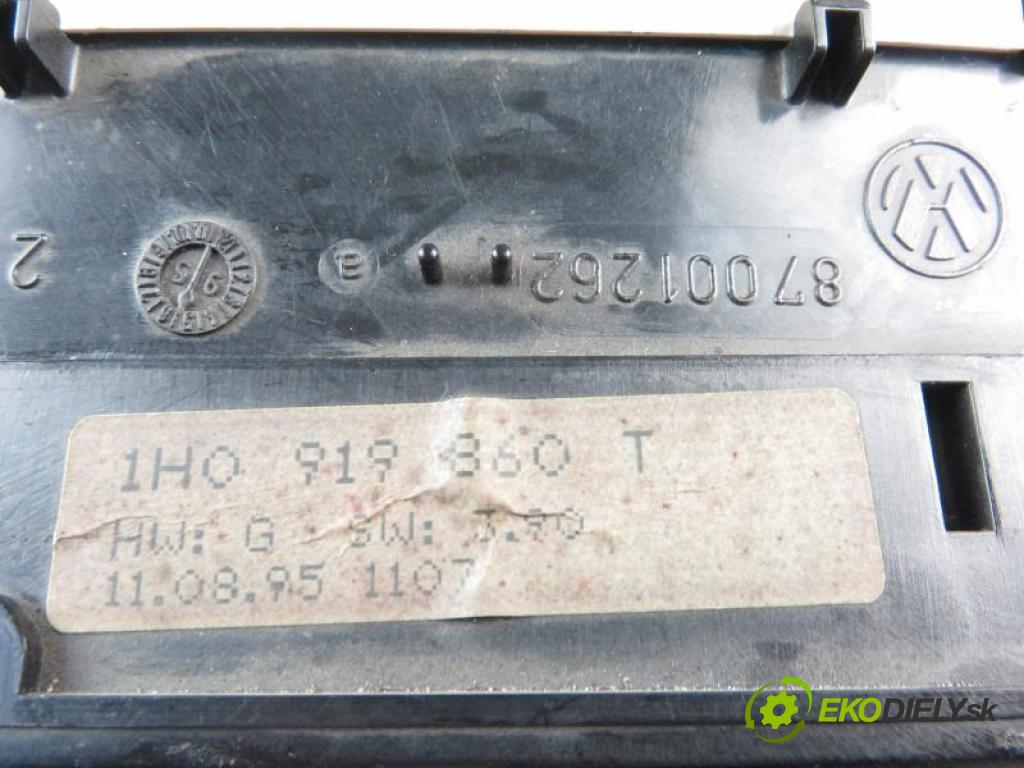 VW GOLF III 3 1.9 TD,GTD AAZ manual 5 stupňová 55 kW 75 km  Prístrojovka elektrický 1H0919860/87001262/1H0919860T (Prístrojové dosky, displeje)