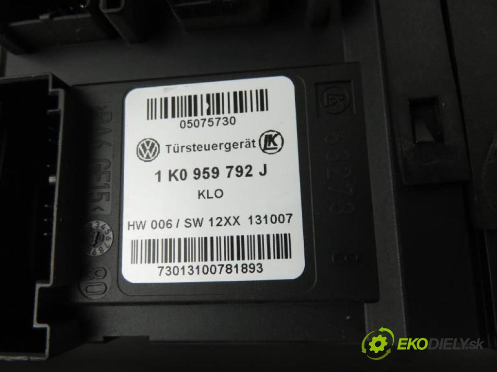 VW GOLF V 5 2.0 TDI BMM manual 6 stupňová 103 kW 140 km  mechanismus oken 1K0959702M/1K0959792J/994856107