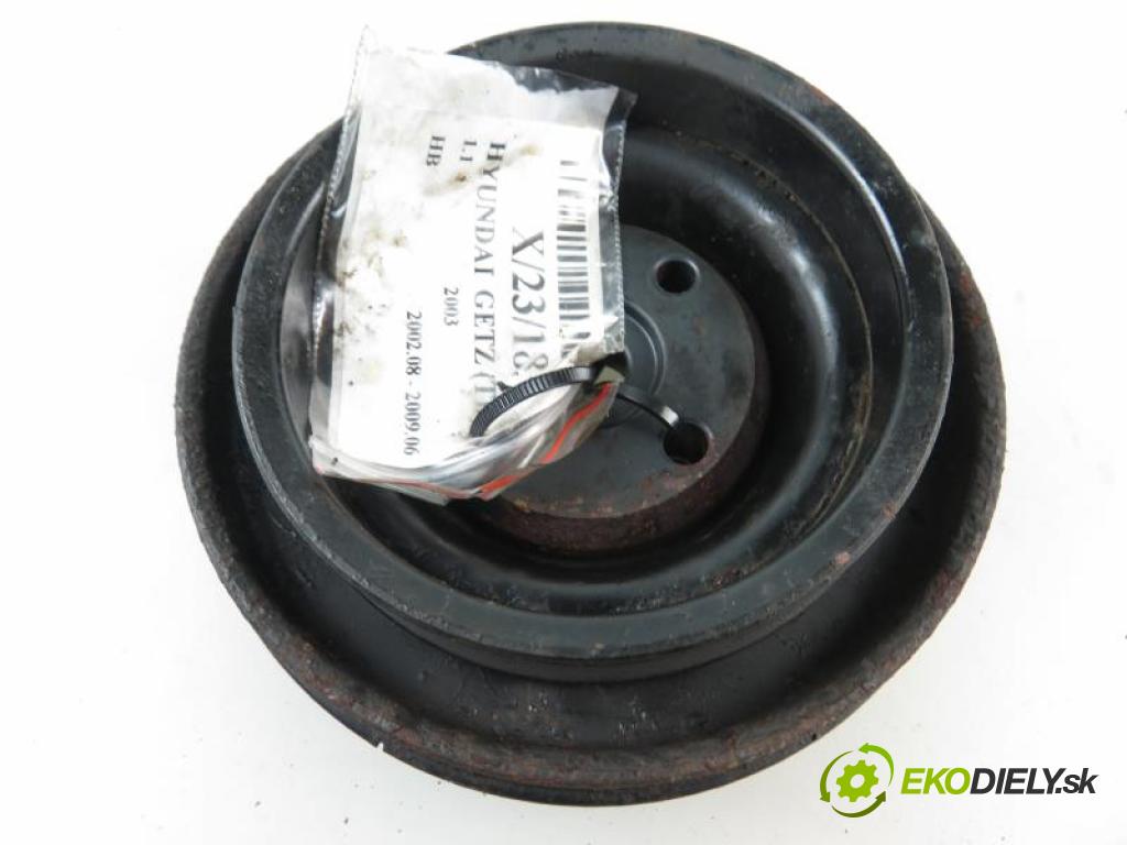 HYUNDAI GETZ 1.1 G4HD manual 5 stupňová 46 kW 63 km  řemenice kolová Vačkového hřídele / kliky