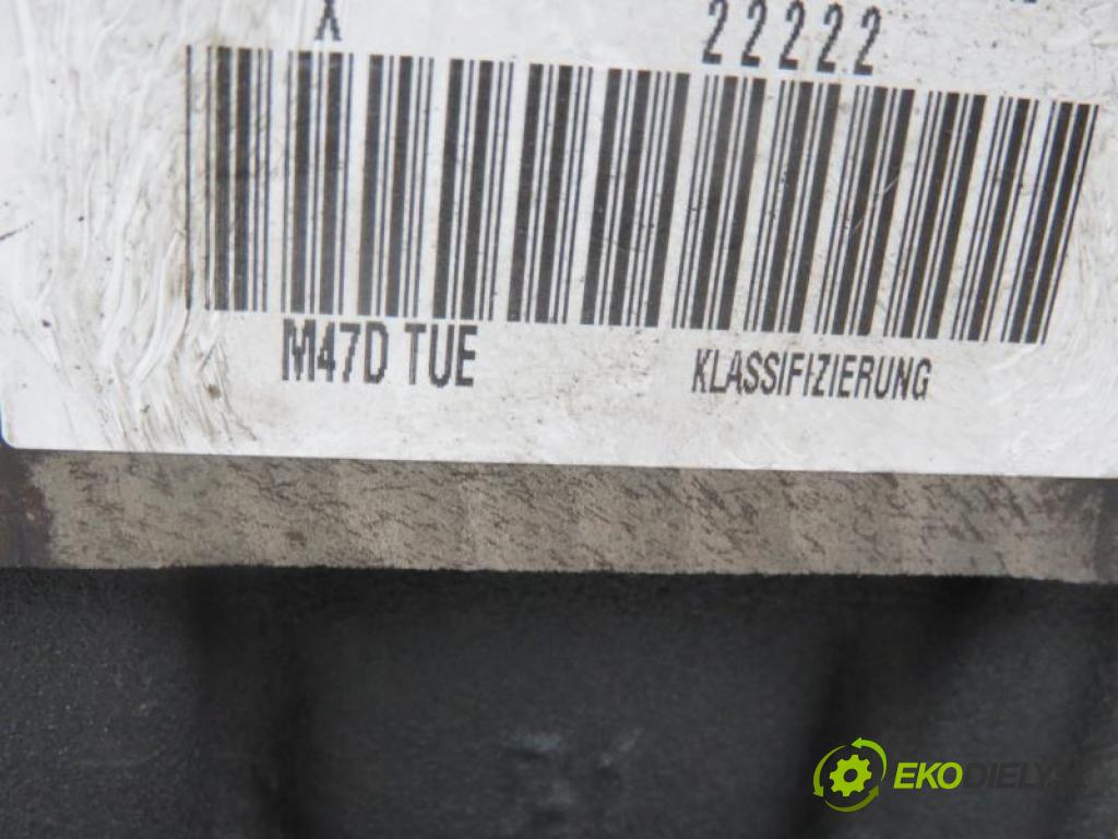 BMW 3 E46 FL 2.0 D 320 D M47N 204 D4 manual 5 - stupňová 110 kW 150 km Blok Motor M47204D4 (Blok motora)