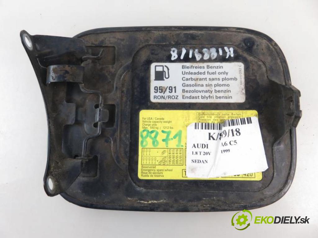 AUDI A6 C5 (4B2) 1.8 T 20V ANB, APU, ARK, AEB, AWL, AWT manual 5 stupňová 110 kW 150 km  Dvierka nádrže paliva  (Ostatné)