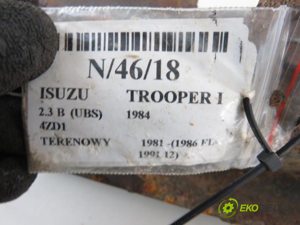 ISUZU TROOPER I 2.3 B  (UBS) 4ZD1 4ZD1 manual 5 stupňová 4X4 66 kW 90 km  Rameno PP  (Ramená)
