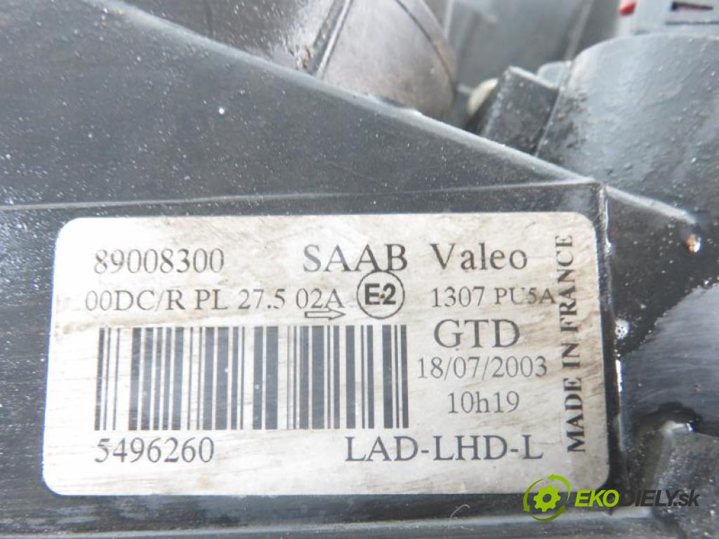 SAAB 9-5 I 3.0 TID D308L manual 5 stupňová 130 kW 177 km  Svetlo LP  (Svetlá predné)