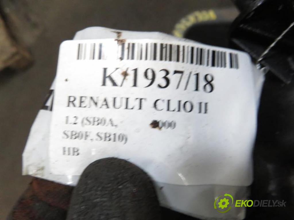 RENAULT CLIO II 1.2 (SB0A, SB0F, SB10) D7F 746, D7F 726, D7F 722 manual 5 stupňová 44 kW 60 km  chladič vody 7700843243/8MK376712631 (Hadice chladenia vody)