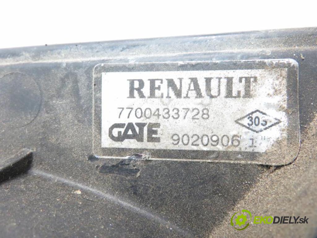 RENAULT MEGANE I FL 1.6 16V K4M 700,K4M 701,K4M 708 manual 5 stupňová 79 kW 107 km  Ventilátor chladič klíma/voda 7700433728/90209061 (Ventilátory)