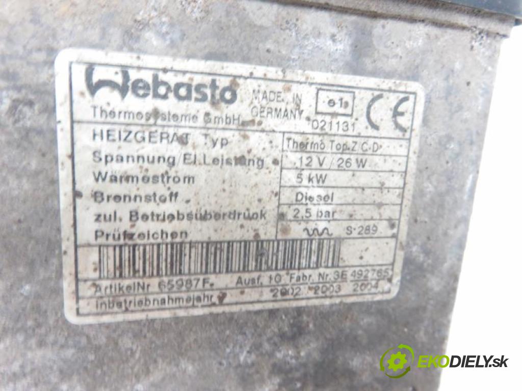 CITROEN XSARA PICASSO 2.0 HDI RHY (DW10TD) manual 5 stupňová 66 kW 90 km  Webasto 36492765/66724A/65987F (Auto-moto)