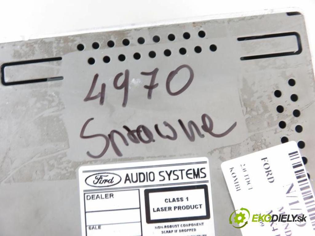 FORD MONDEO MK4 IV (BA7) 2.0 TDCI UFBA, QXBA, QXBB automatic 6 stupňová 103 kW 140 km  RADIO CD FDC200/8S7T18C815AC