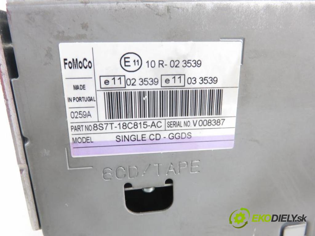 FORD MONDEO MK4 IV (BA7) 2.0 TDCI UFBA, QXBA, QXBB automatic 6 stupňová 103 kW 140 km  RADIO CD FDC200/8S7T18C815AC