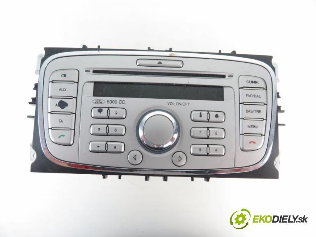 FORD MONDEO MK4 IV (BA7) 2.0 TDCI UFBA, QXBA, QXBB automatic 6 stupňová 103 kW 140 km  RADIO CD FDC200/8S7T18C815AC