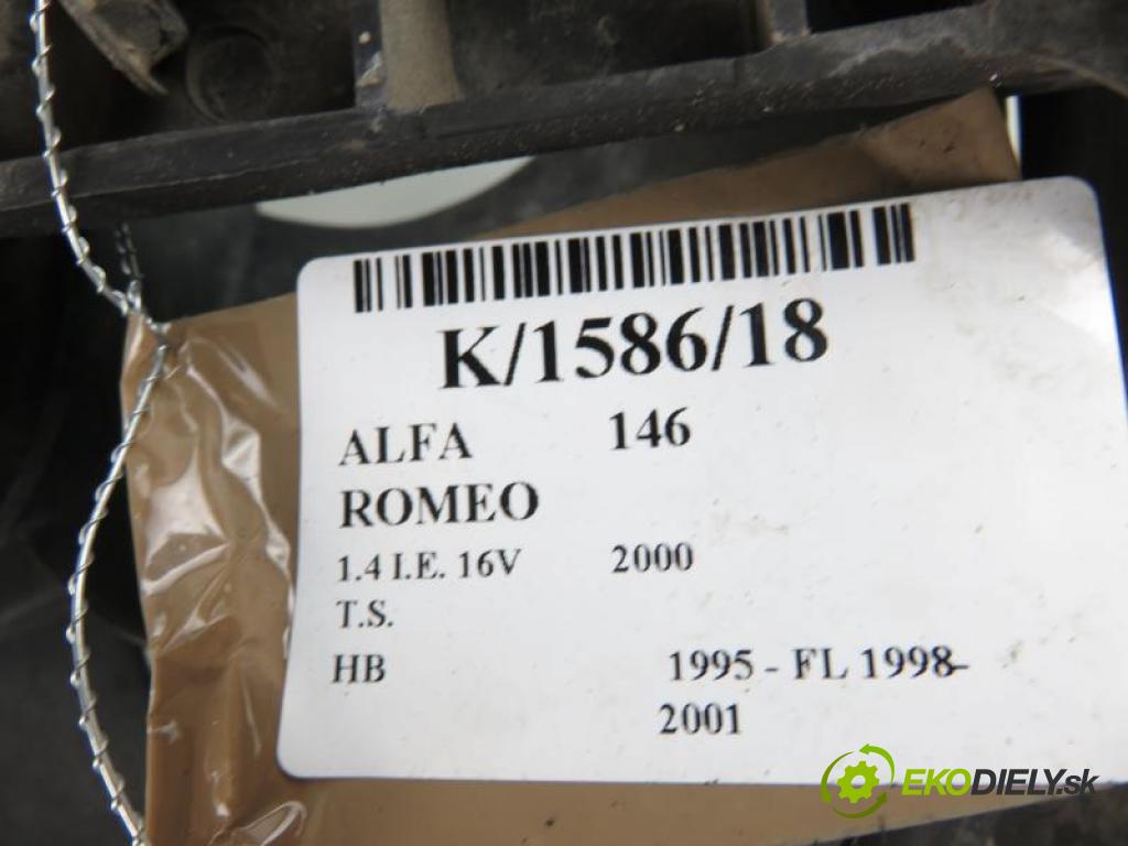 ALFA ROMEO 146 1.4 I.E. 16V T.S. AR 33503, AR 38501 manual 5 stupňová 76 kW 103 km  Ventilátor chladič vody  (Ventilátory)
