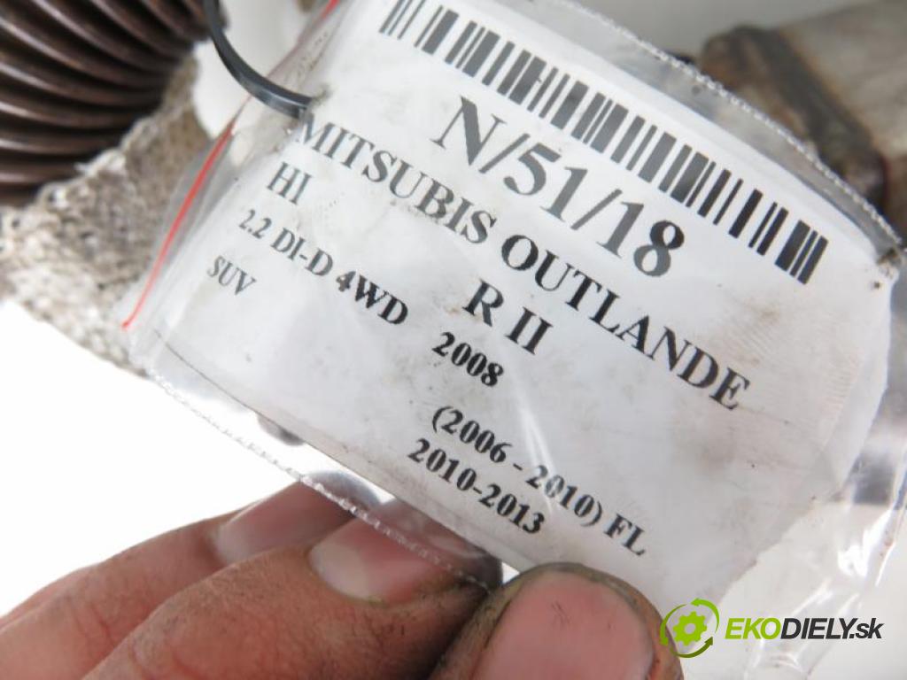 MITSUBISHI OUTLANDER II 2.2 DI-D 4WD 4HN (PSA), 4HK (PSA) manual 6 stupňová 115 kW 156 km Chladič spalín 968167778001/9681677780 (Ostatné)